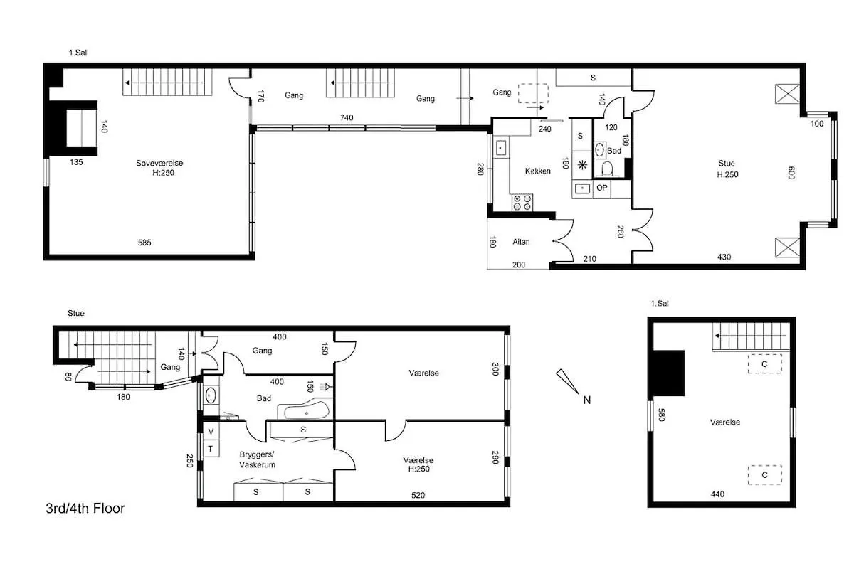 Luksusbolig Ved Grabrodretorv Appartement Kopenhagen Denemarken